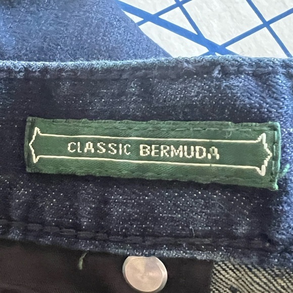 LAUREN RALPH LAUREN CLASSIC BERMUDA JEANS SHORT DK BLUE SZ 4 STRETCH 5PK TRENDY - Picture 3 of 8
